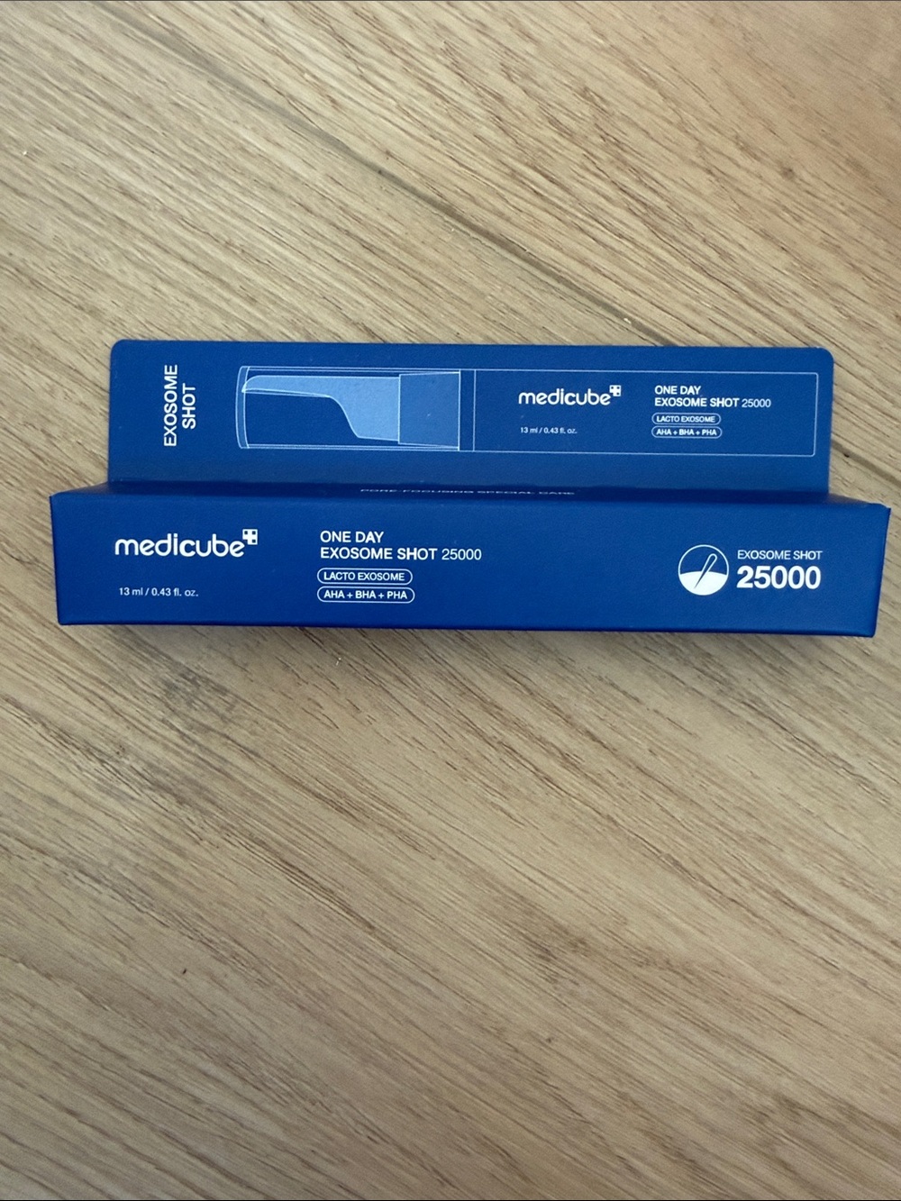 Medicube One Day Exosome Shot 25000 - Deep Blue Packaging